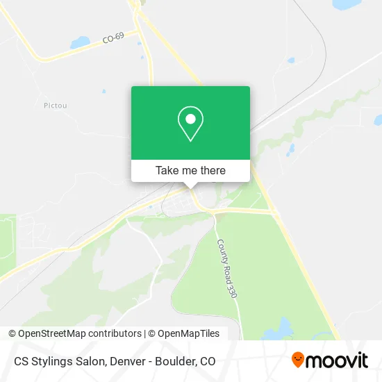 CS Stylings Salon map
