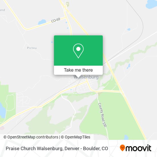 Praise Church Walsenburg map