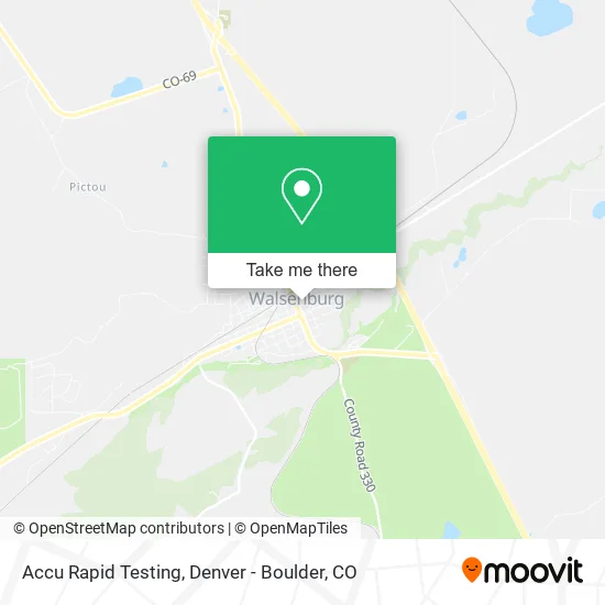 Accu Rapid Testing map