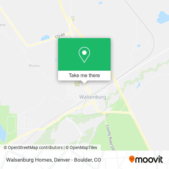 Mapa de Walsenburg Homes