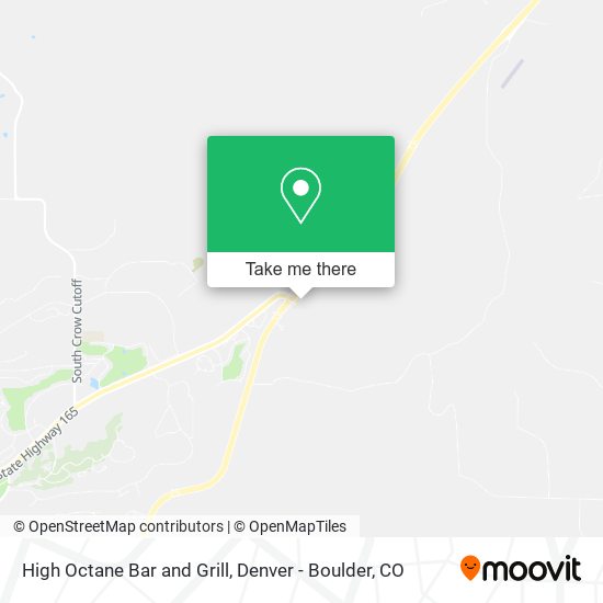 High Octane Bar and Grill map