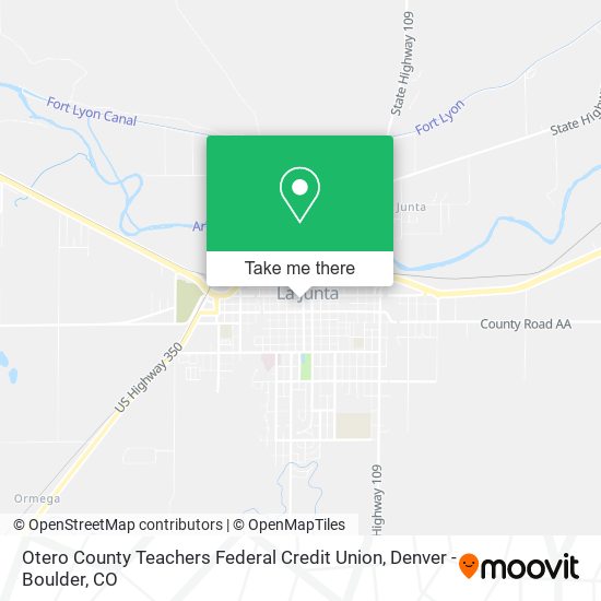 Mapa de Otero County Teachers Federal Credit Union