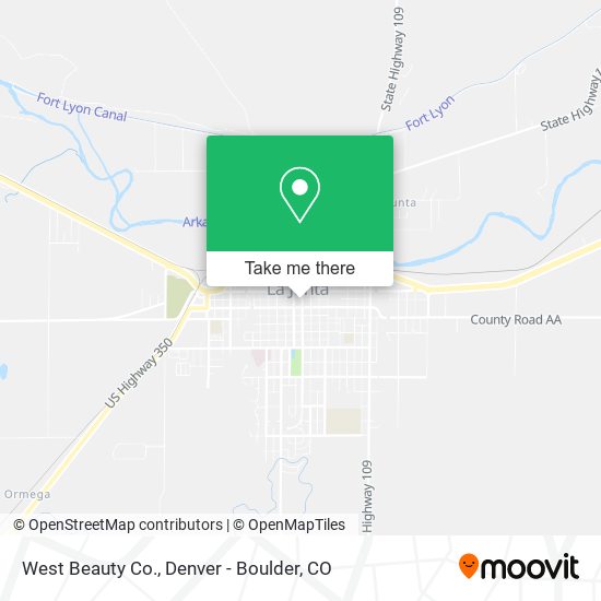 Mapa de West Beauty Co.