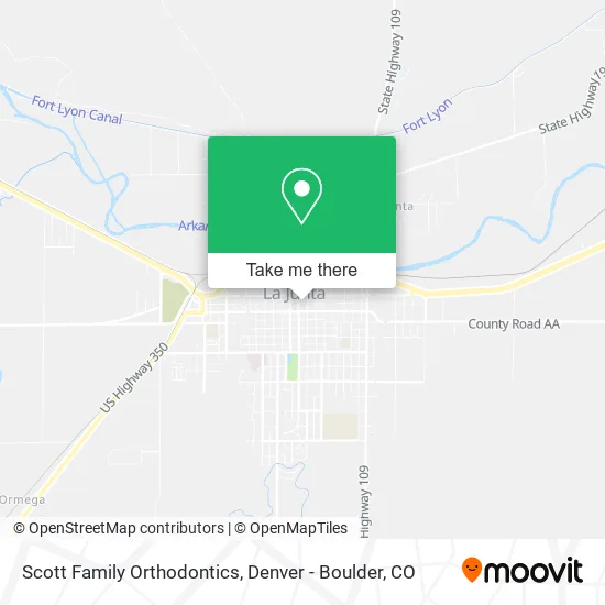 Scott Family Orthodontics map