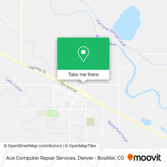 Ace Computer Repair Services map
