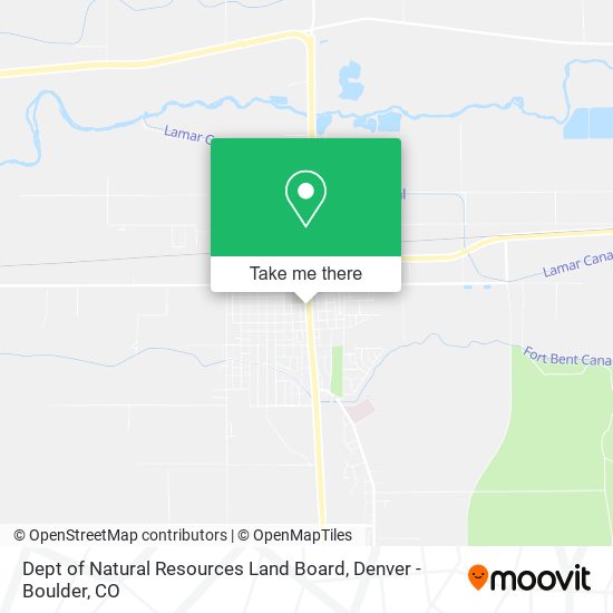 Mapa de Dept of Natural Resources Land Board