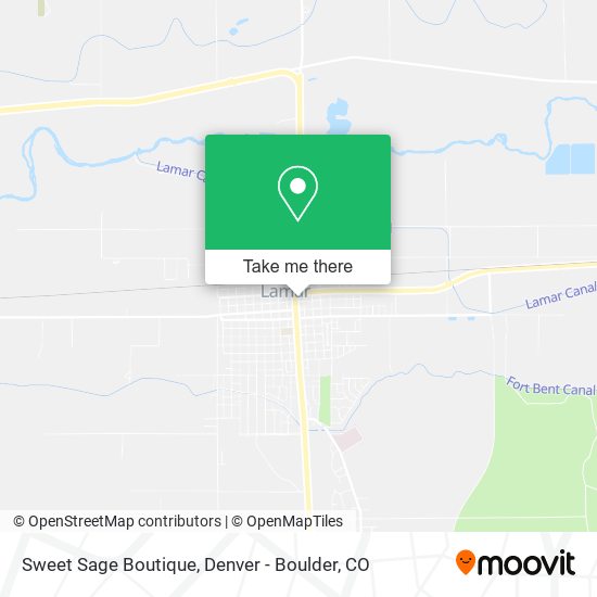 Mapa de Sweet Sage Boutique