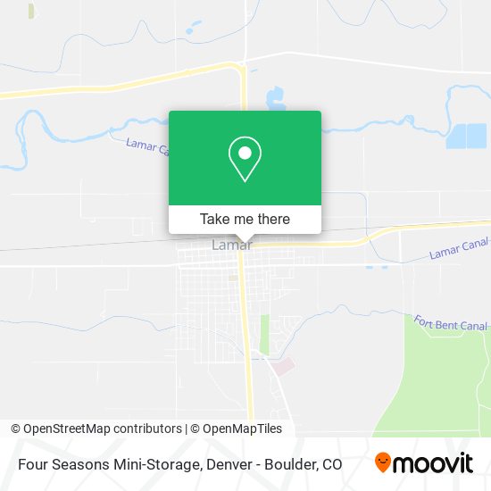Four Seasons Mini-Storage map