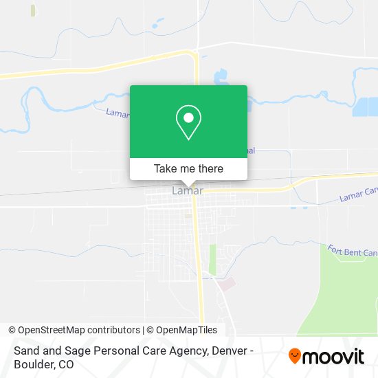 Mapa de Sand and Sage Personal Care Agency