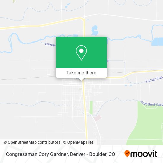 Mapa de Congressman Cory Gardner