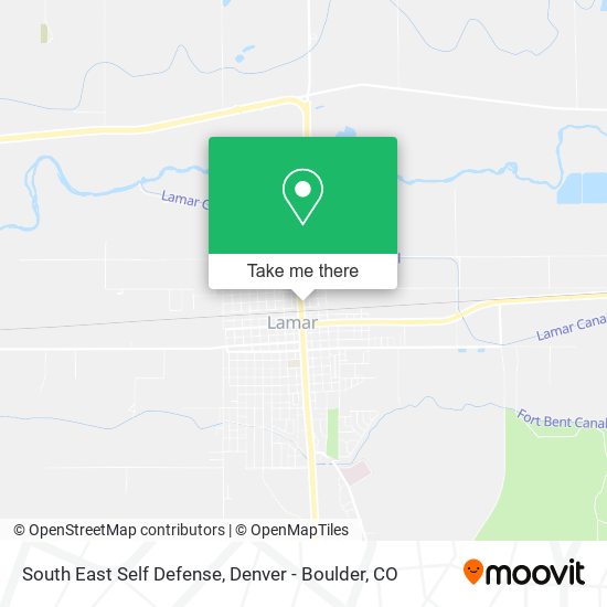 South East Self Defense map