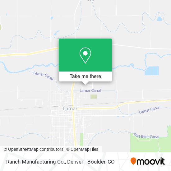 Ranch Manufacturing Co. map