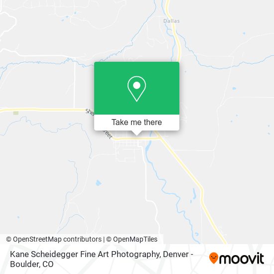 Mapa de Kane Scheidegger Fine Art Photography