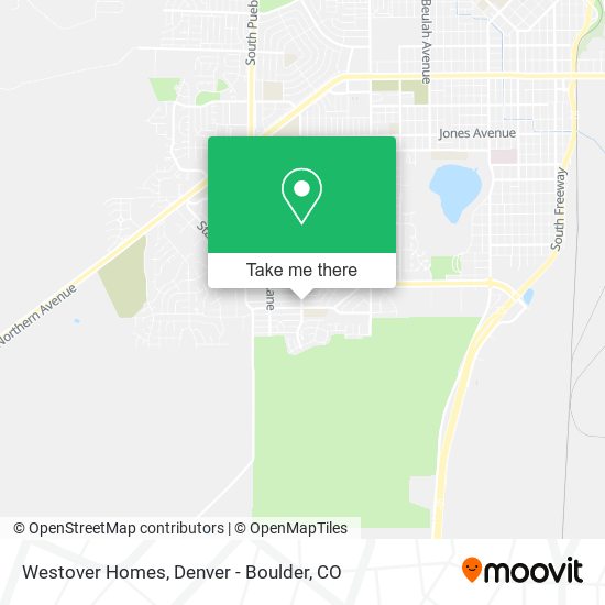 Mapa de Westover Homes