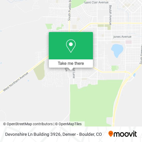 Mapa de Devonshire Ln Building 3926
