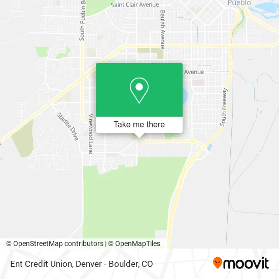 Ent Credit Union map