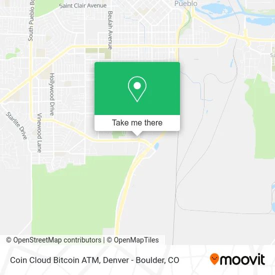 Coin Cloud Bitcoin ATM map