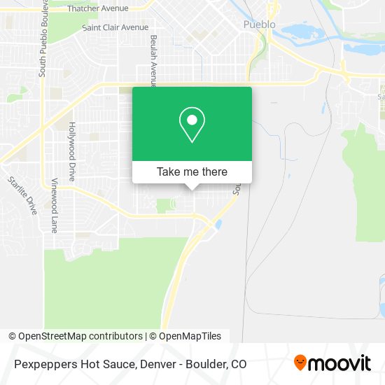 Mapa de Pexpeppers Hot Sauce