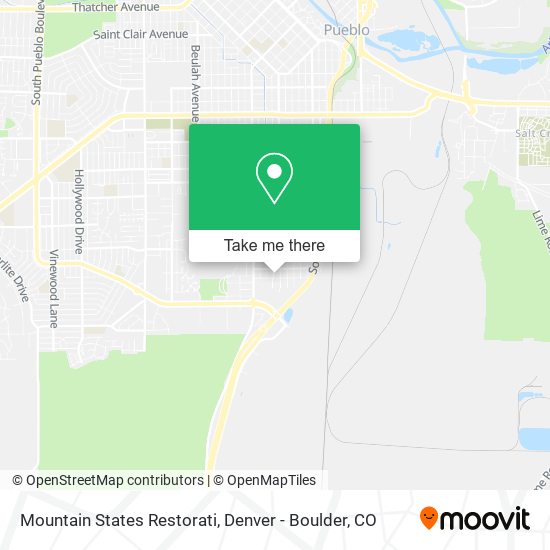 Mapa de Mountain States Restorati