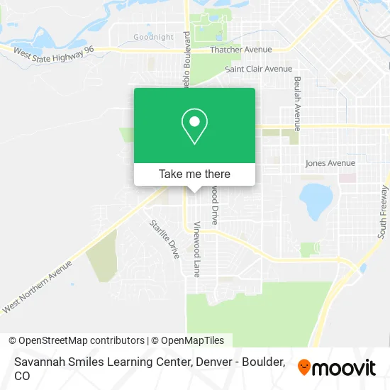 Savannah Smiles Learning Center map
