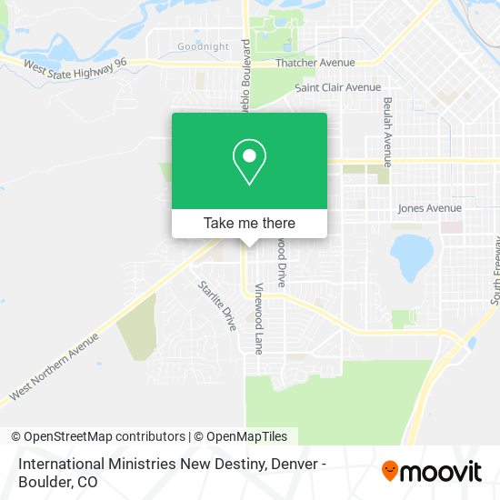 International Ministries New Destiny map