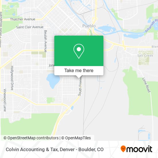 Colvin Accounting & Tax map