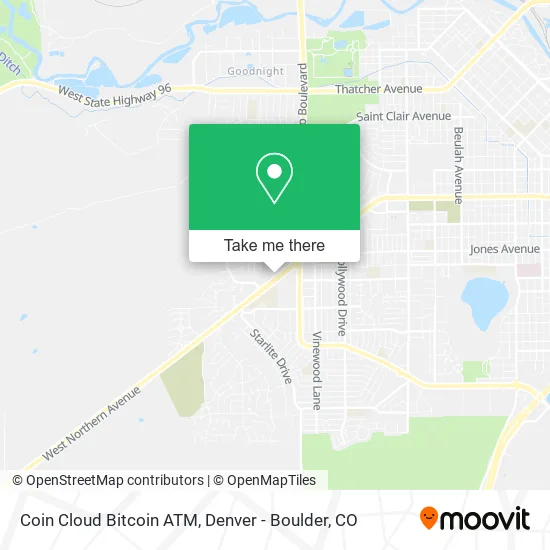 Coin Cloud Bitcoin ATM map