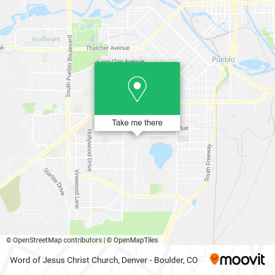 Mapa de Word of Jesus Christ Church