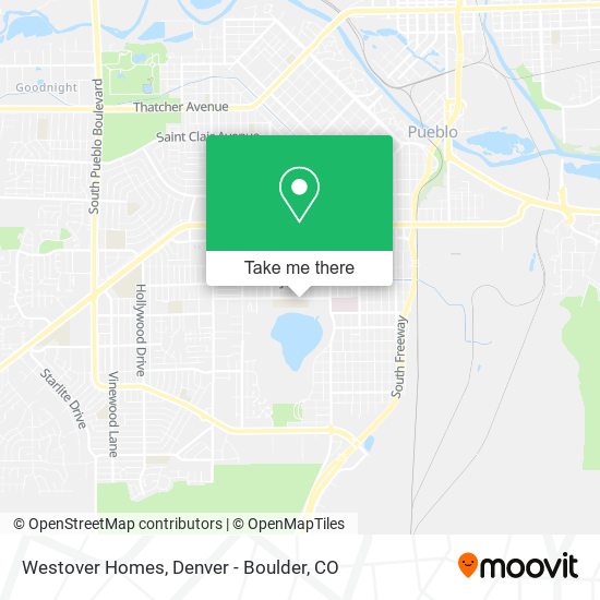 Mapa de Westover Homes