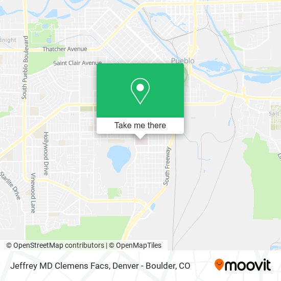 Jeffrey MD Clemens Facs map