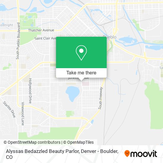 Alyssas Bedazzled Beauty Parlor map