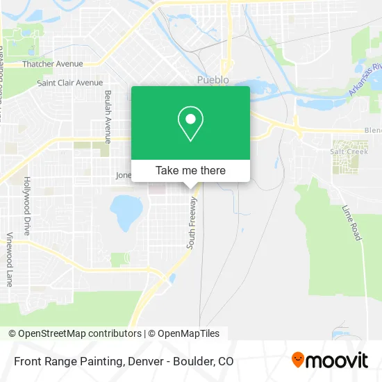 Mapa de Front Range Painting