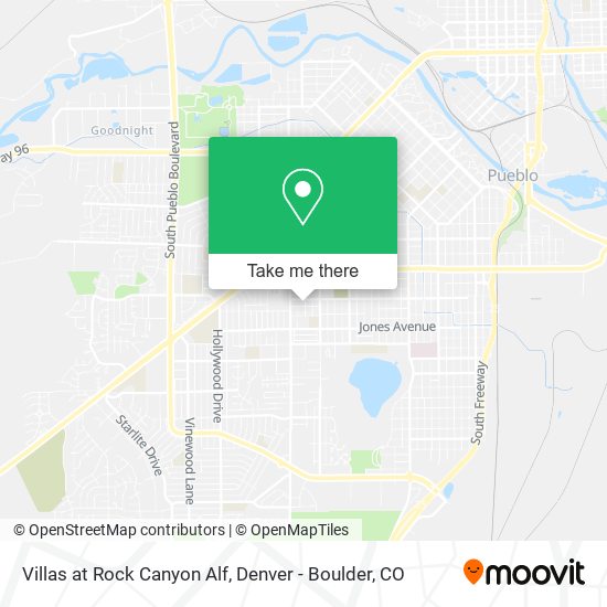 Mapa de Villas at Rock Canyon Alf