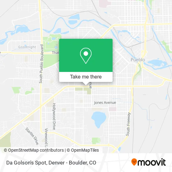 Mapa de Da Golson's Spot