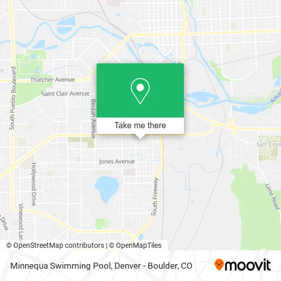 Mapa de Minnequa Swimming Pool