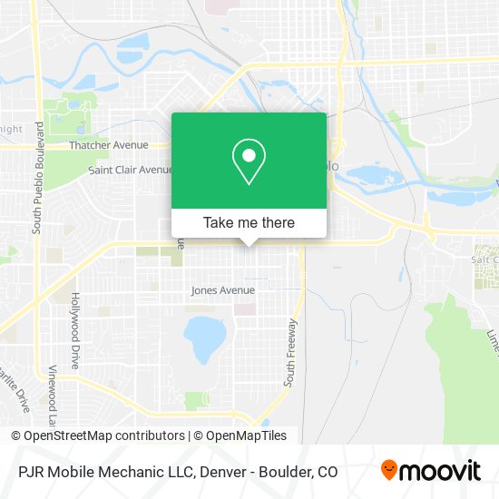 Mapa de PJR Mobile Mechanic LLC