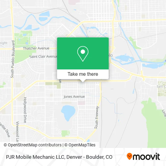 Mapa de PJR Mobile Mechanic LLC
