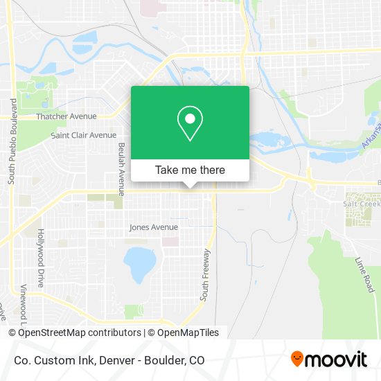 Co. Custom Ink map