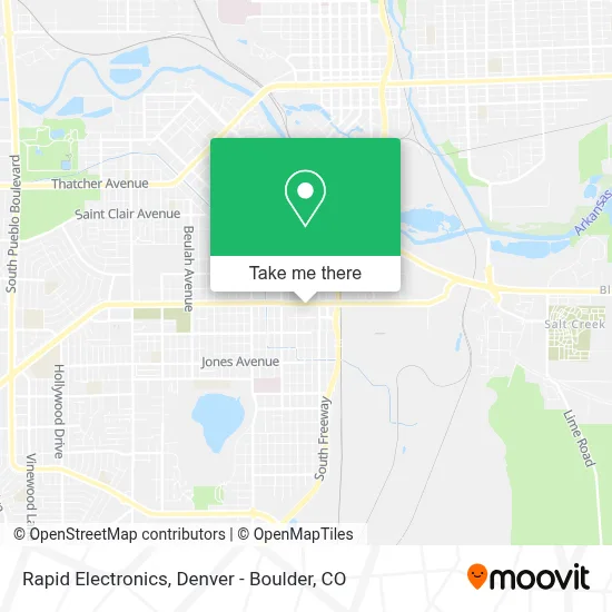 Rapid Electronics map