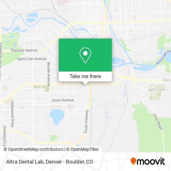 Altra Dental Lab map