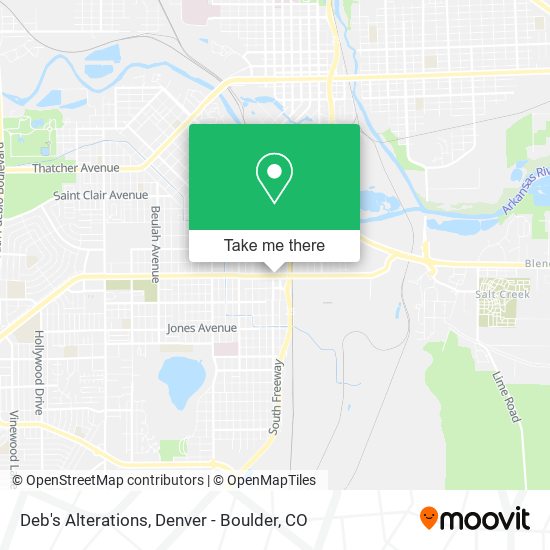 Deb's Alterations map