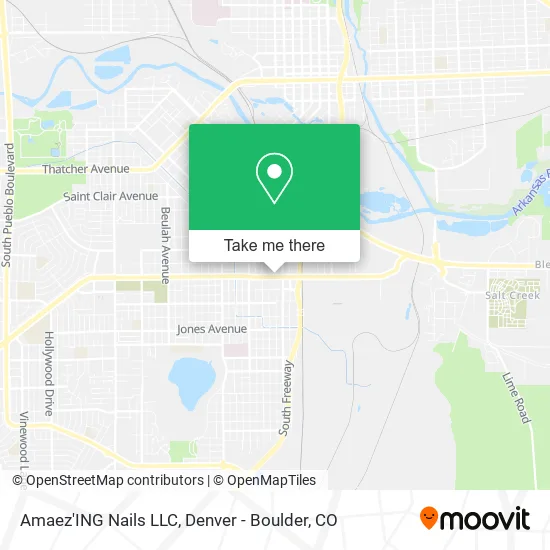 Mapa de Amaez'ING Nails LLC