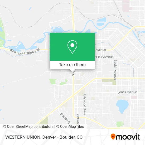 WESTERN UNION map