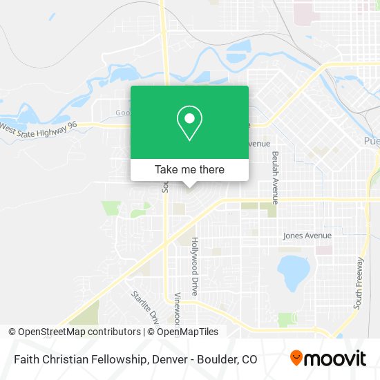 Mapa de Faith Christian Fellowship