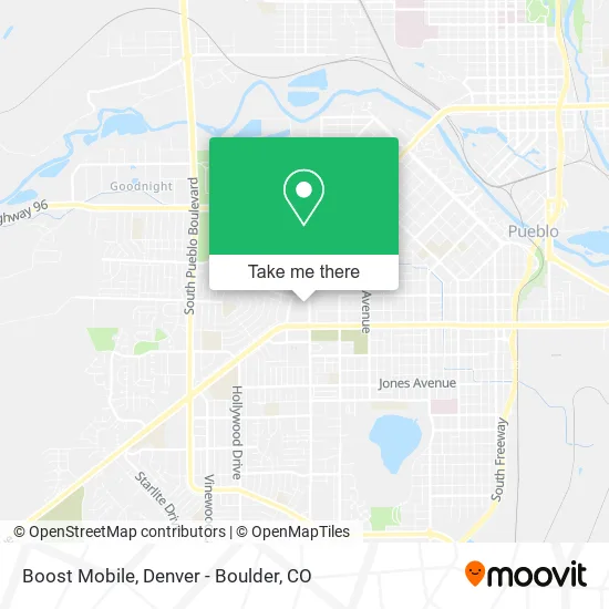 Boost Mobile map