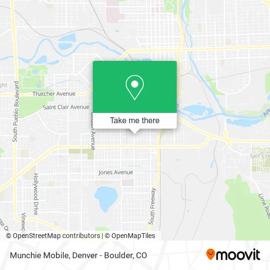 Mapa de Munchie Mobile