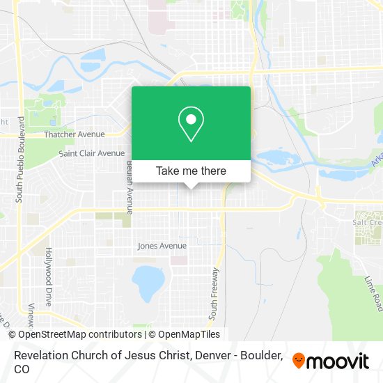 Revelation Church of Jesus Christ map