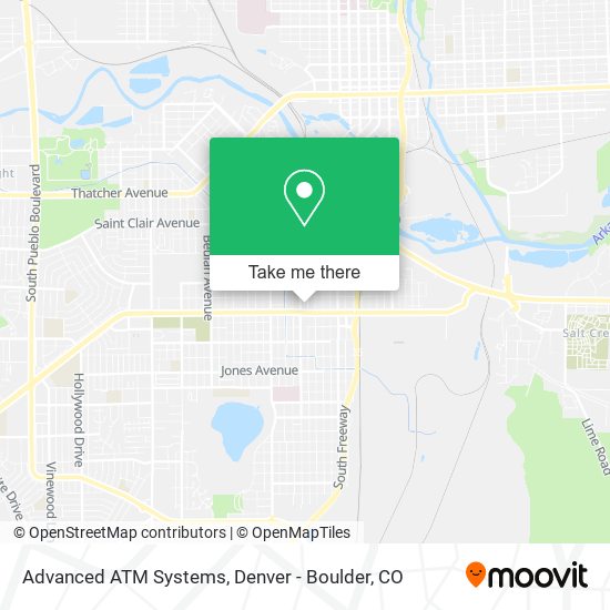 Advanced ATM Systems map