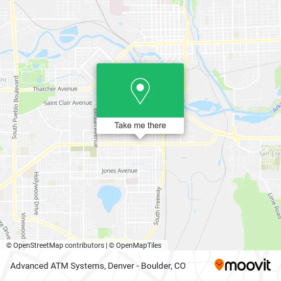 Advanced ATM Systems map