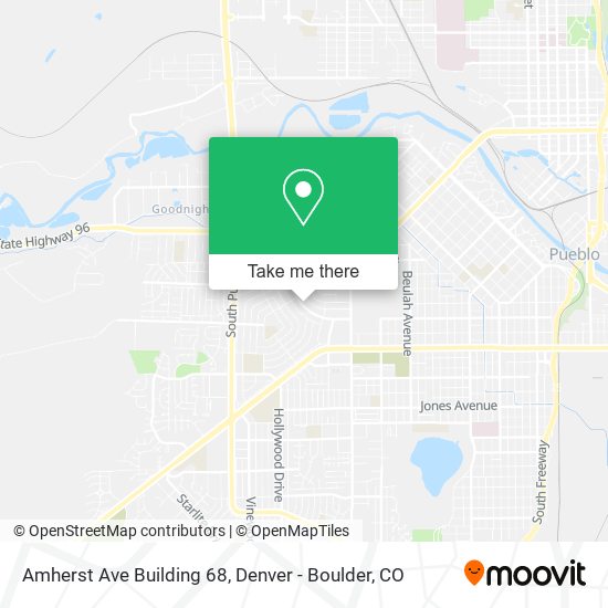 Amherst Ave Building 68 map